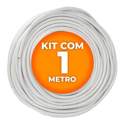 Cabo Pp Branco 4 Vias (4 X 2,5mm) Cobreado 1 Metro