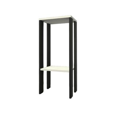 Mesa Alta Mesa De Canto Mesa De Apoio Mesa De Bebedouro Mesa Lateral Preto E Branco