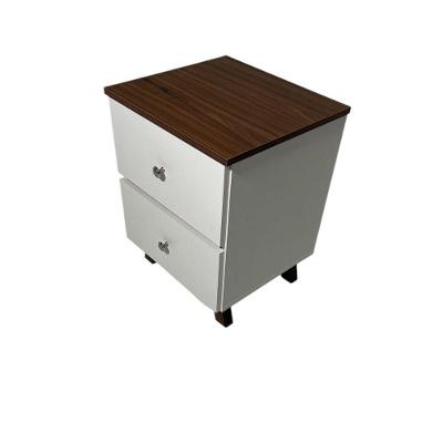 Mesa De Cabeceira Em Mdf Com Duas Gavetas Jeri/pau Ferro