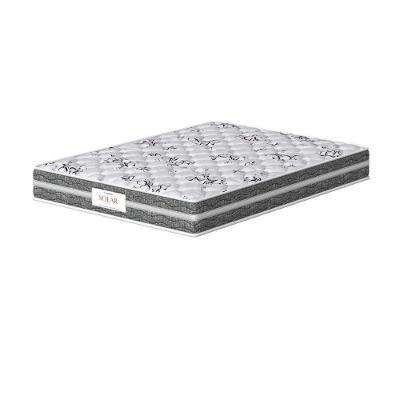 Colchão Casal Mola Ensacada Prodormir Solar Bambu Cinza