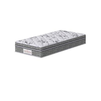 Colchão Solteiro Mola Ensacada Prodormir Outback New Cinza