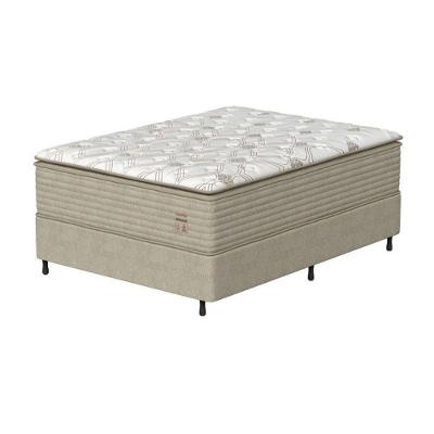 Conjunto Box Viúva Mola Prodormir Hercules New Marrom