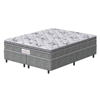 Conjunto Box King Mola Ensacada Prodormir Outback New Cinza