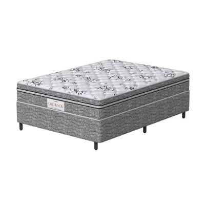 Conjunto Box Casal Mola Ensacada Prodormir Outback New Cinza