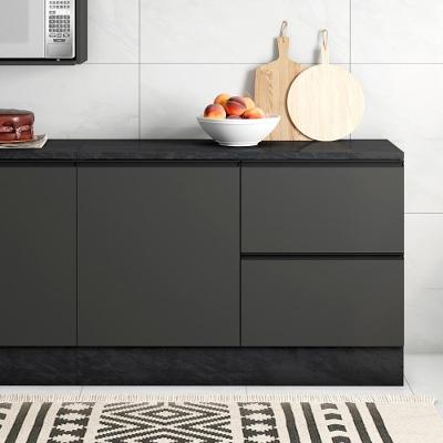 Balcão De Cozinha E Tampo 120cm Grace Grafite Z44 - Mpozenato