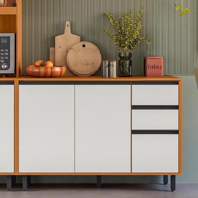 Balcão De Cozinha E Tampo 120cm Nala Freijó Uv/off Acetinado Z44 - Mpozenato