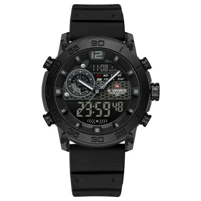 Relógio De Pulso Esportivo Masculino Display Duplo Multifuncional Digital A Prova D´agua Preto