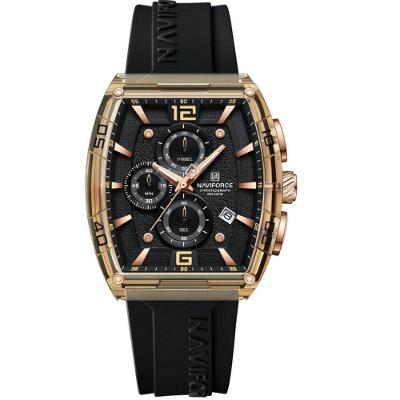 Relógio De Quartzo Masculino Casual Luminoso à Prova D´agua 30m Esportivo Preto Rose