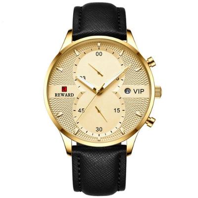 Relógio Masculino Esportivo De Quartzo Moda Casual à Prova D´agua 30m Dourado