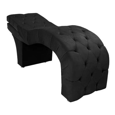 Maca Estofada Reclinável Sobrancelhas Cílios Suede Jade Preto