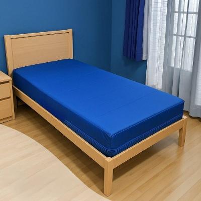 Capa Impermeável Para Colchão Casal Feita Em Napa Hospitalar - 138x188x28cm Azul