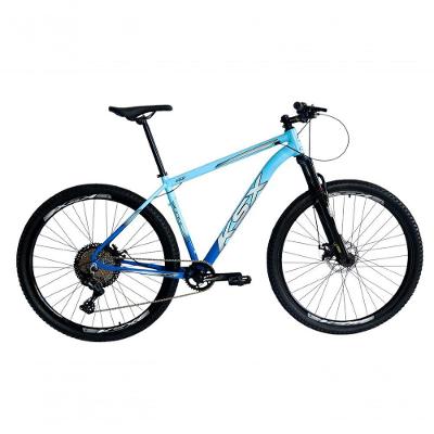 Bicicleta Aro 29 Ksx Sd7 12v Garfo Com Trava K7 11/50 Freios Hidráulicos Kit 1x12 Azul/azul Tam. 15