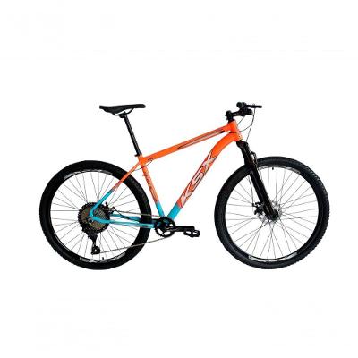 Bicicleta Aro 29 Ksx Sd7 12v Garfo Com Trava K7 11/50 Freios Hidráulicos Kit 1x12 - Laranja/azul Tam. 19