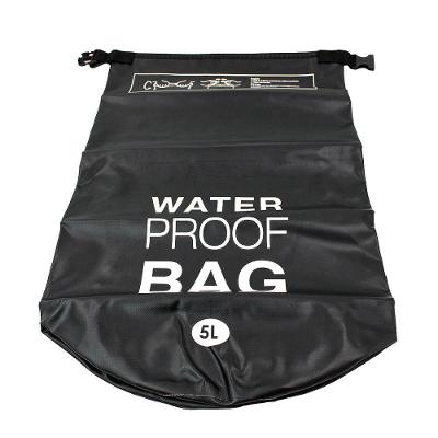 Bolsa Mochila Impermeavel Saco Estanque 5 Litros Camping Bag Preto