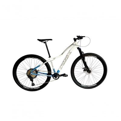 Bicicleta Aro 29 Ksx Sd7 Feminina 12v Garfo Com Trava K7 11/50 Freios Hidráulicos Kit 1x12 - Azul/branco Tam. 15