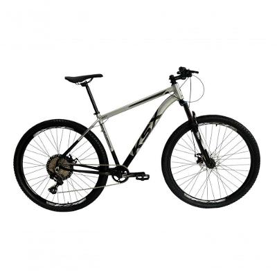 Bicicleta Aro 29 Ksx Sd7 12v Garfo Com Trava K7 11/50 Freios Hidráulicos Kit 1x12 - Preto/prata Tam. 17