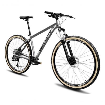 Bicicleta Aro 29 Absolute Nero 5 Aluminio 12v Garfo C/trava K7 Freios Hidráulicos Kit 1x12 Pneu C/faixa - Cinza Tam.21