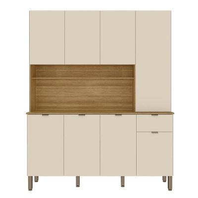 Cozinha Compacta 8 Portas 1 Gaveta 161 Cm Slow Freijo Soft Ktp