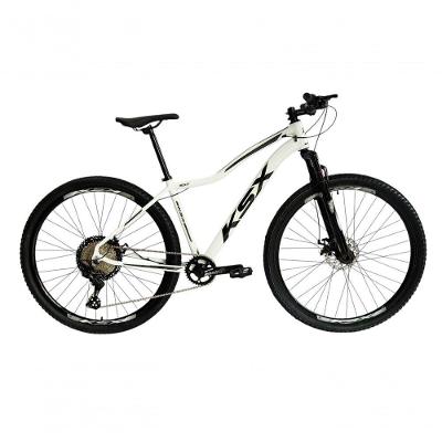Bicicleta Aro 29 Ksx Sd7 Feminina 12v Garfo Com Trava K7 11/50 Freios Hidráulicos Kit 1x12 - Branco/preto Tam. 17
