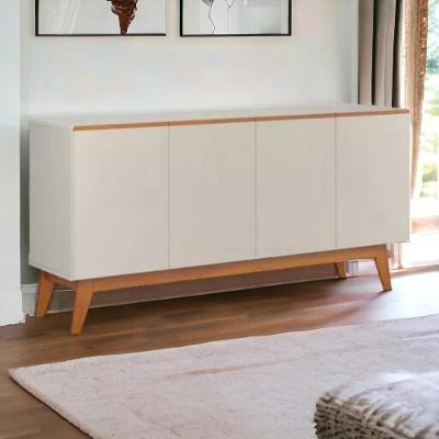 Buffet Ares Lux 04 Portas Off White Tebarrot