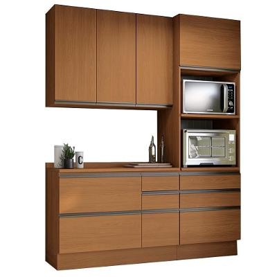 Cozinha Modulada 4 Pecas 190 Cm G751 Maxxi Canela Kappesberg Canela