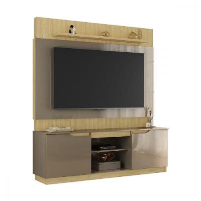 Estante Torino Para Tv 70 Polegadas Madeirado Reflecta Flex Wood Madeirado E Reflecta