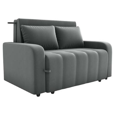 Sofa Cama 2 Lugares 138 Cm Amora Veludo Maserati Milani Store Chumbo
