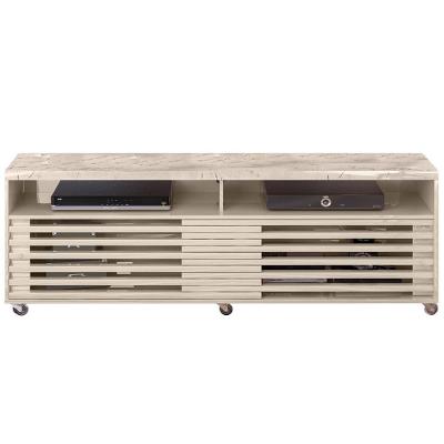 Rack Bancada Tv 65 Pol 2p 182 Cm Frizz Madetec Calacata Off White