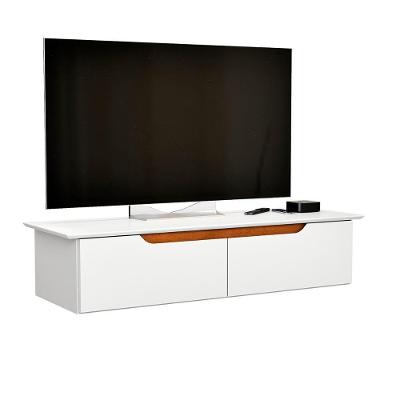 Rack Aparador Suspenso Flow Com 2 Portas Basculante Branco 