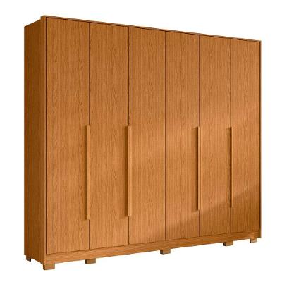 Guarda Roupa Casal 270cm 6 Portas Fascine A02 Cinamomo - Mpozenato