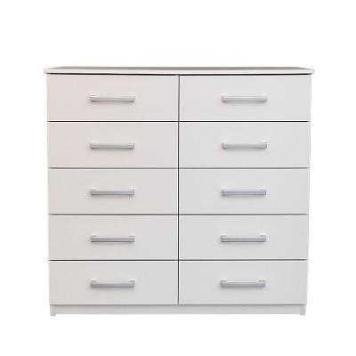 Cômoda Marbela 10 Gavetas Infantil Branco