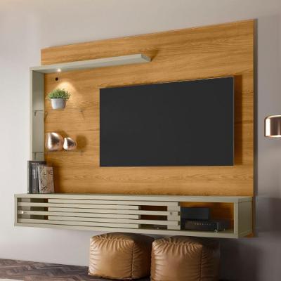 Bancada Suspensa Para Tv Domo Select Cumaru/opala