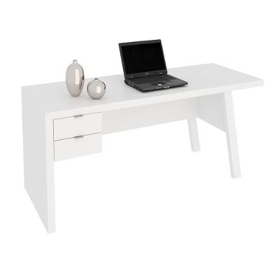 Escrivaninha Com 2 Gavetas Multimóveis Vcr25029 Branco Branco
