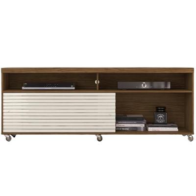 Rack Bancada Tv 65 Pol 2p 182 Cm Frizz Madetec Naturale Off White
