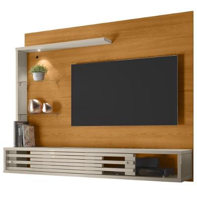 Painel Suspenso Tv 50 Polegadas 2 Portas 160 Cm Select Madetec Cinamomo Off White