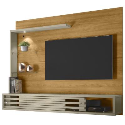 Painel Suspenso Tv 50 Polegadas 2 Portas 160 Cm Select Madetec Cumaru Opala
