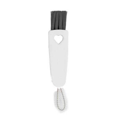 Escova De Limpeza Multiuso Para Teclado Cantos Frisos Notebooks 3 Em 1 Branco