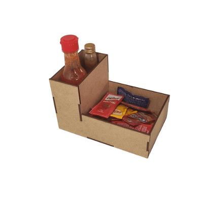 Porta Guardanapo E Sachê Em Mdf - Kit 10 Unidades