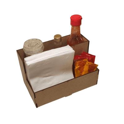Porta Guardanapo E Sachê Em Mdf - Kit 10 Unidades