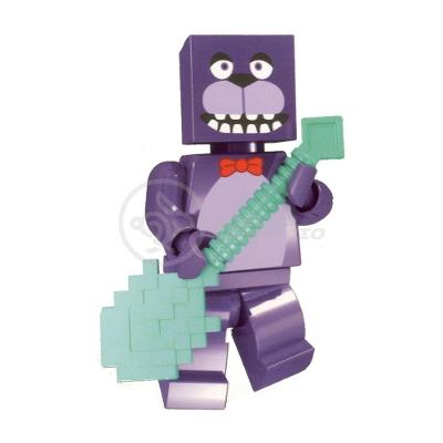 Brinquedo Boneco Bloco De Montar Five Nights At Freddy´s Compatível Com Lego - Bonnie