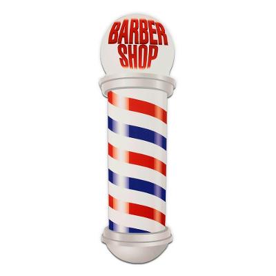 Placa Decorativa Recorte Barbearia Barber Shop 40x12 Cm