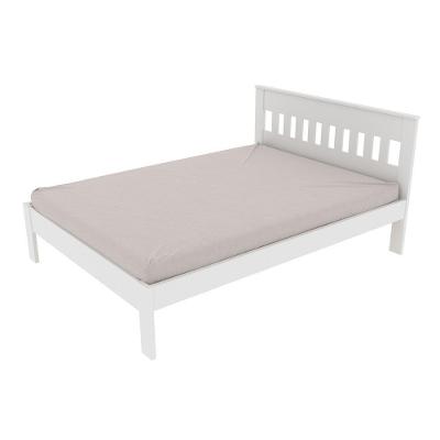 Cama De Casal Para Colchão 138 X 188 Cm Multimóveis Vcr35011 Branco Branco