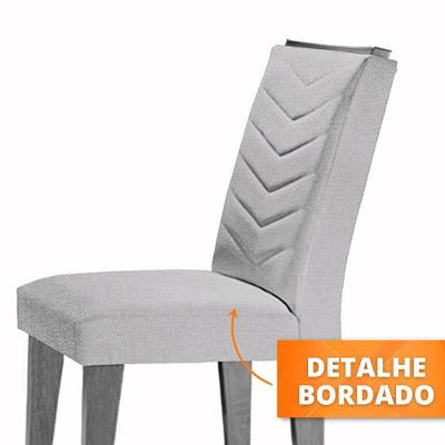 Conjunto 4 Cadeiras Para Sala De Jantar Liz Imbuia