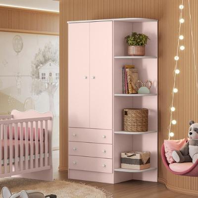 825 - G. Roupa Inf. 2pts Doce Sonho Rosa Acetinado (825.91)