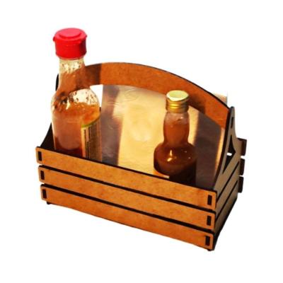 Porta Guardanapo E Sachê Em Mdf - Kit 10 Unidades