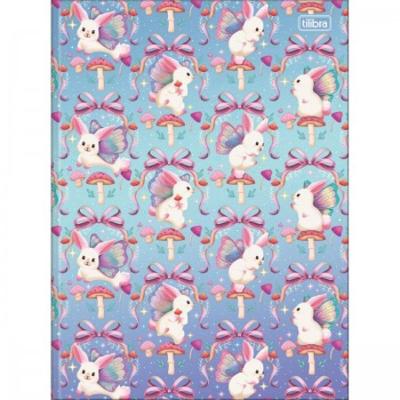 Caderno Brochura Universitário Capa Dura A4 1 Matéria 80 Folhas Bunnyfly Tilibra Estampa 4