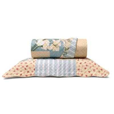 Cobre Leito Buettner Solteiro Microfibra Renove Estampado Joana 2 Peças Bege