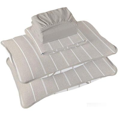 Jogo De Cama Tecebem Casal Malha 100% Algodão Estampado Omar 4 Pçs Premium Castanho