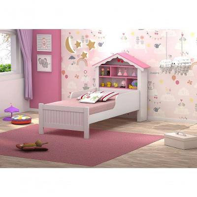 Cama Infantil Princesa Em Formato De Casinha Com Colchão – Estilo E Diversão Para O Quarto