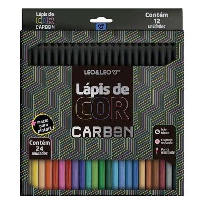 Lápis De Cor Carbon Line 4431 24 Cores Leo & Leo